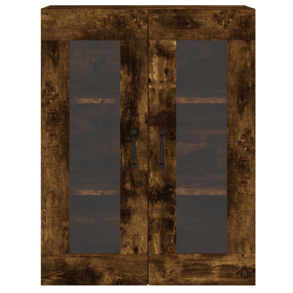 Armoires murales 2 pcs chêne fumé bois d'ingénierie - XIOS
