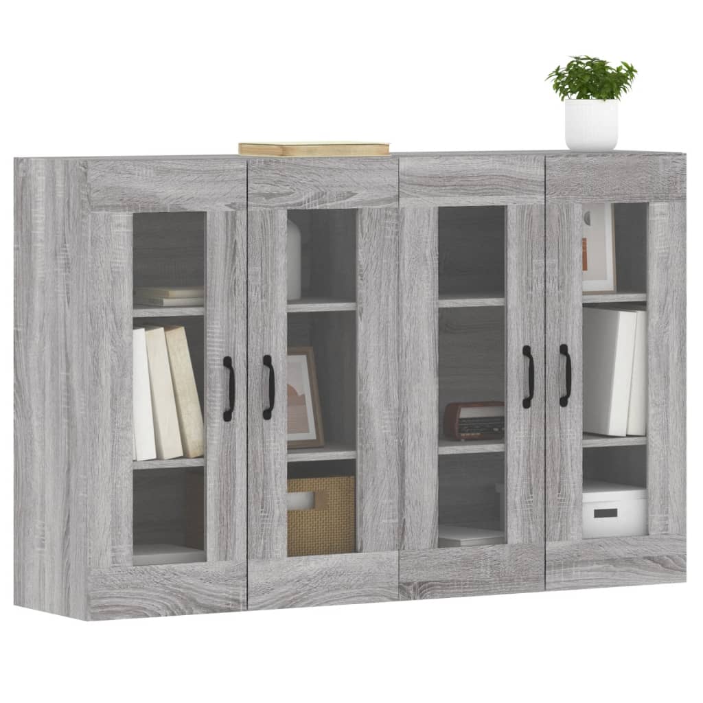 Armoires murales 2 pcs sonoma gris bois d'ingénierie - XIOS
