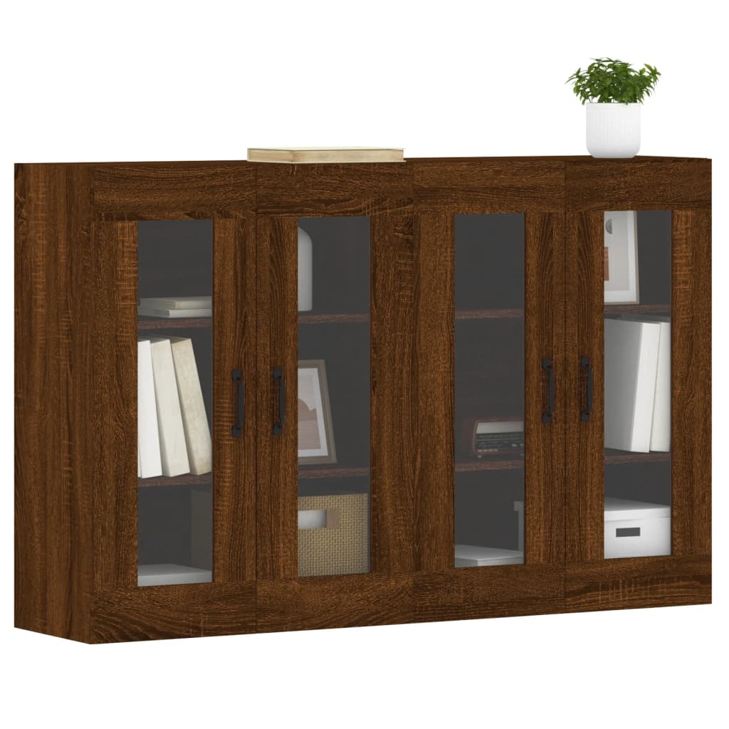 Armoires murales 2 pcs chêne marron bois d'ingénierie - XIOS