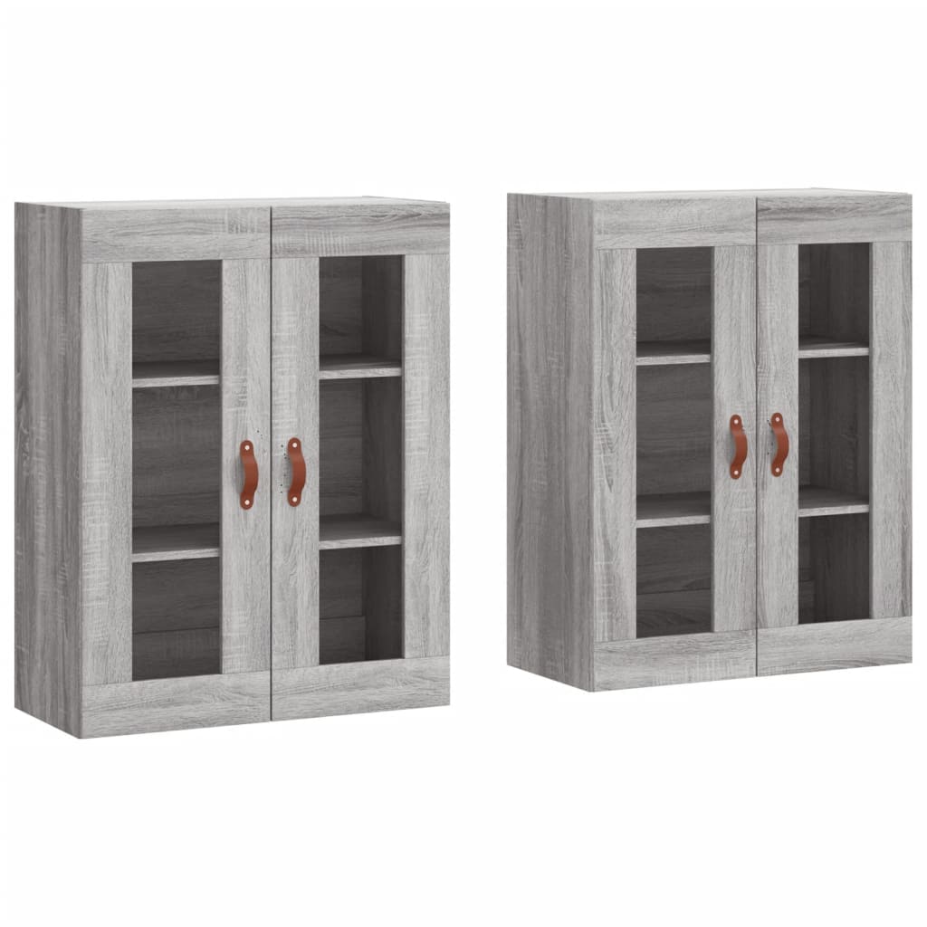 Armoires murales 2 pcs sonoma gris bois d'ingénierie - XIOS