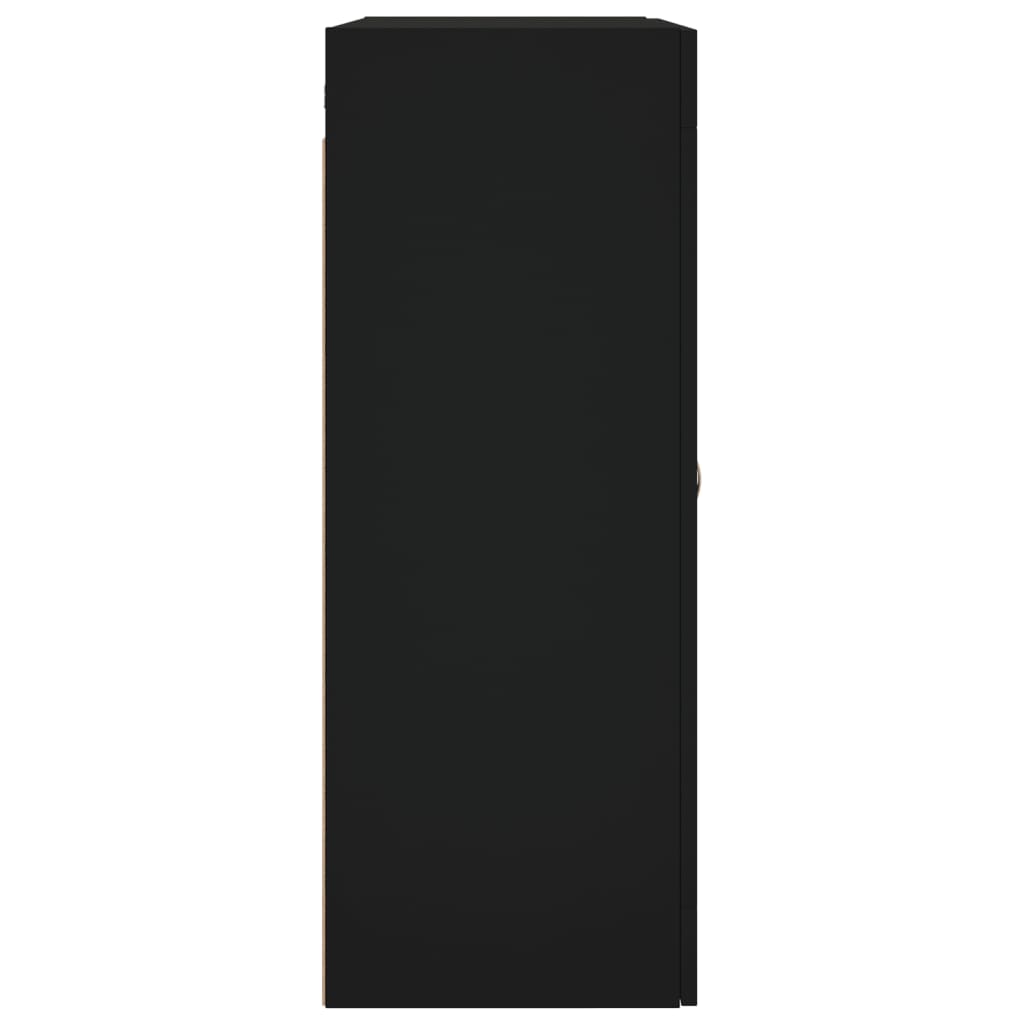 Armoires murales 2 pcs noir bois d'ingénierie - XIOS