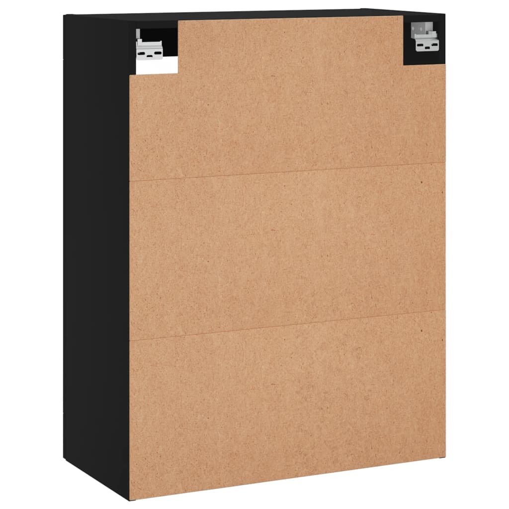 Armoires murales 2 pcs noir bois d'ingénierie - XIOS