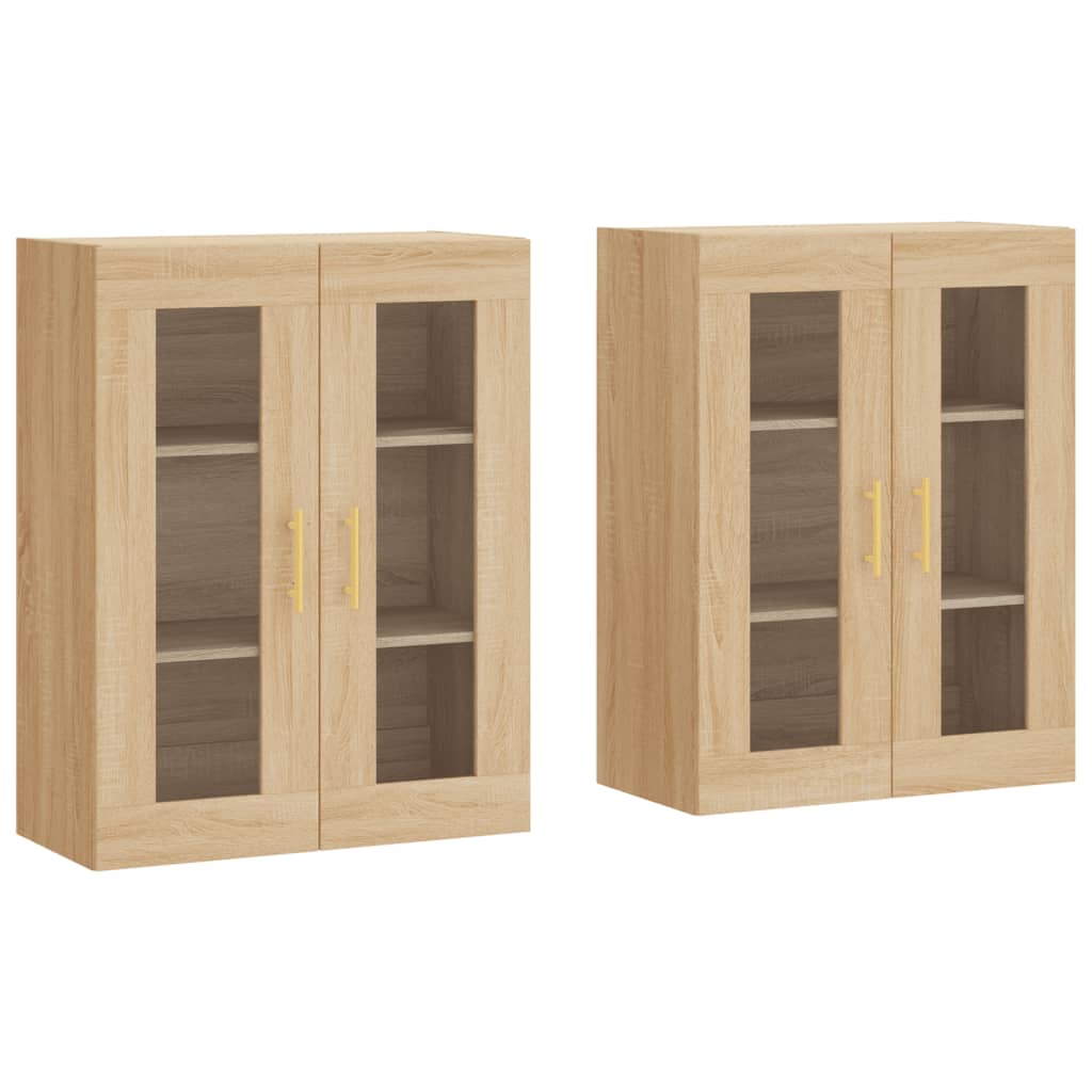 Armoires murales 2 pcs chêne sonoma bois d'ingénierie - XIOS