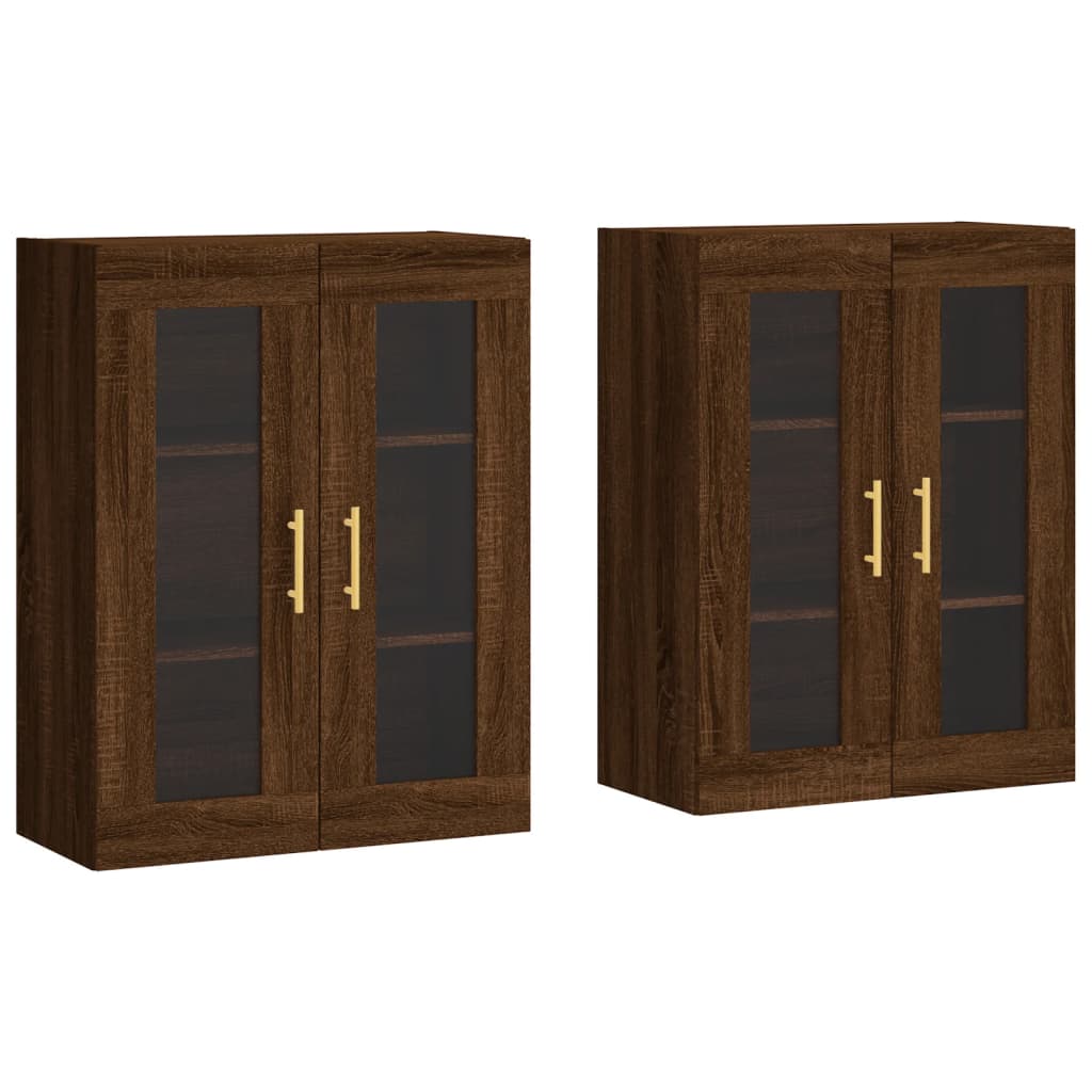 Armoires murales 2 pcs chêne marron bois d'ingénierie - XIOS