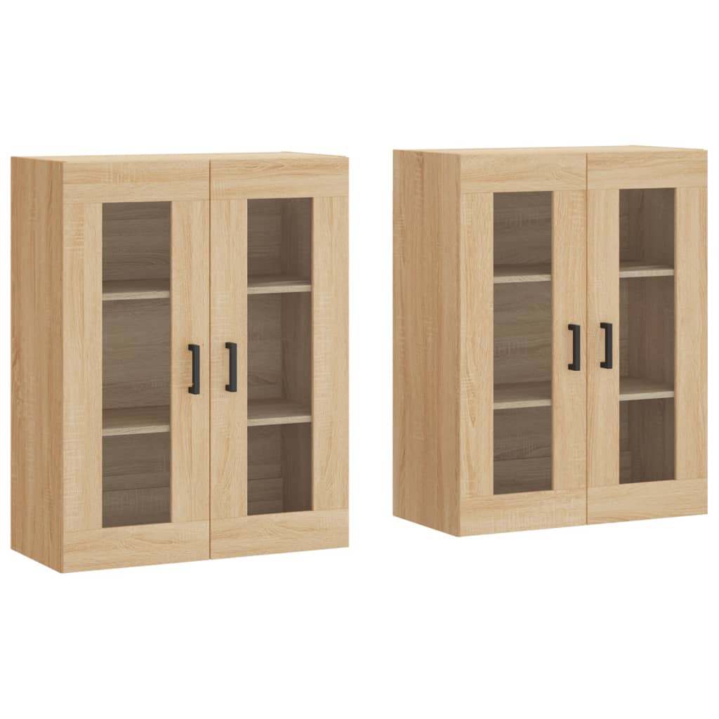 Armoires murales 2 pcs chêne sonoma bois d'ingénierie - XIOS