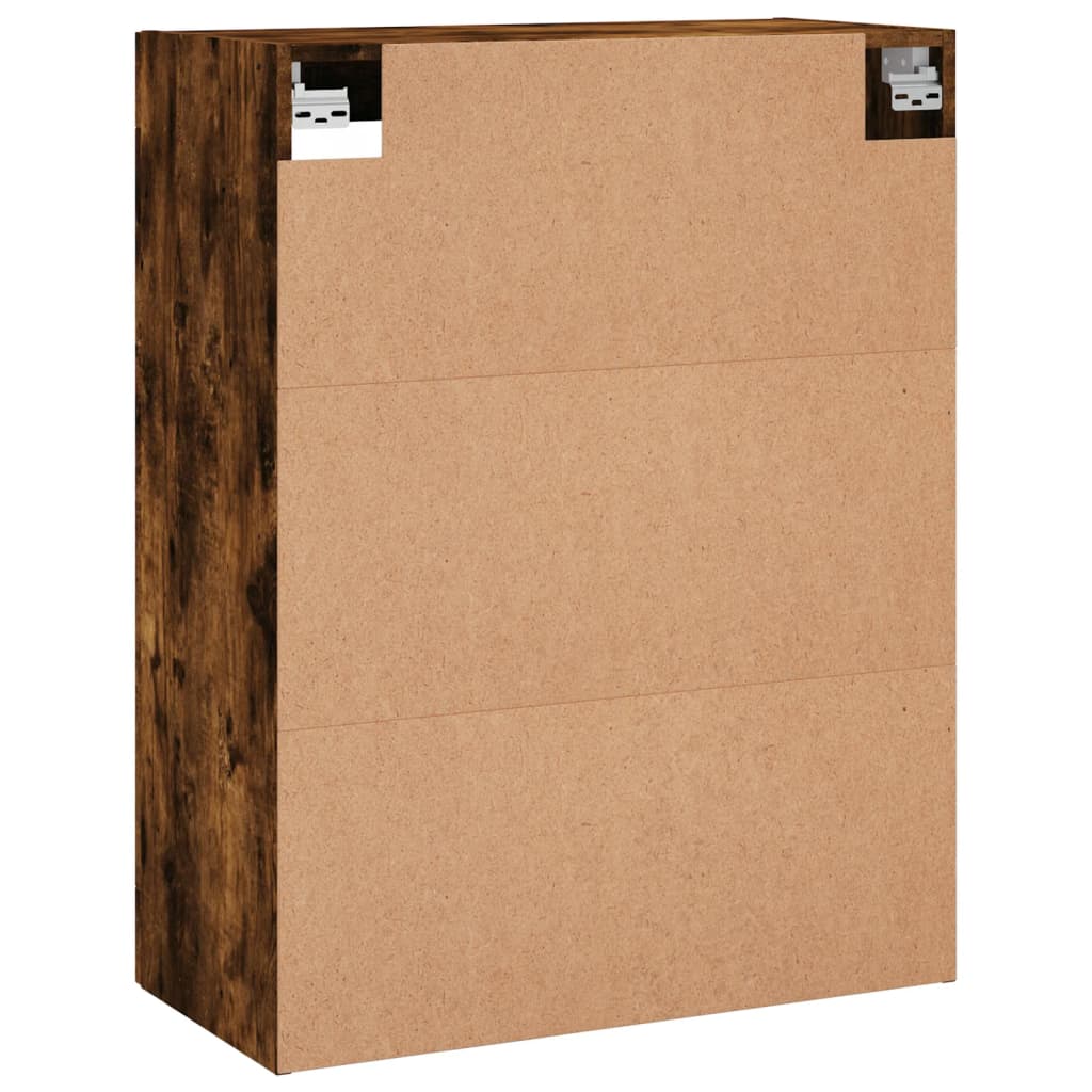 Armoires murales 2 pcs chêne fumé bois d'ingénierie - XIOS