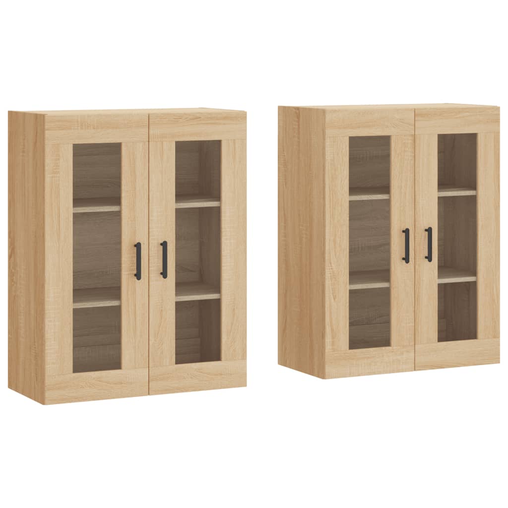 Armoires murales 2 pcs chêne sonoma bois d'ingénierie - XIOS