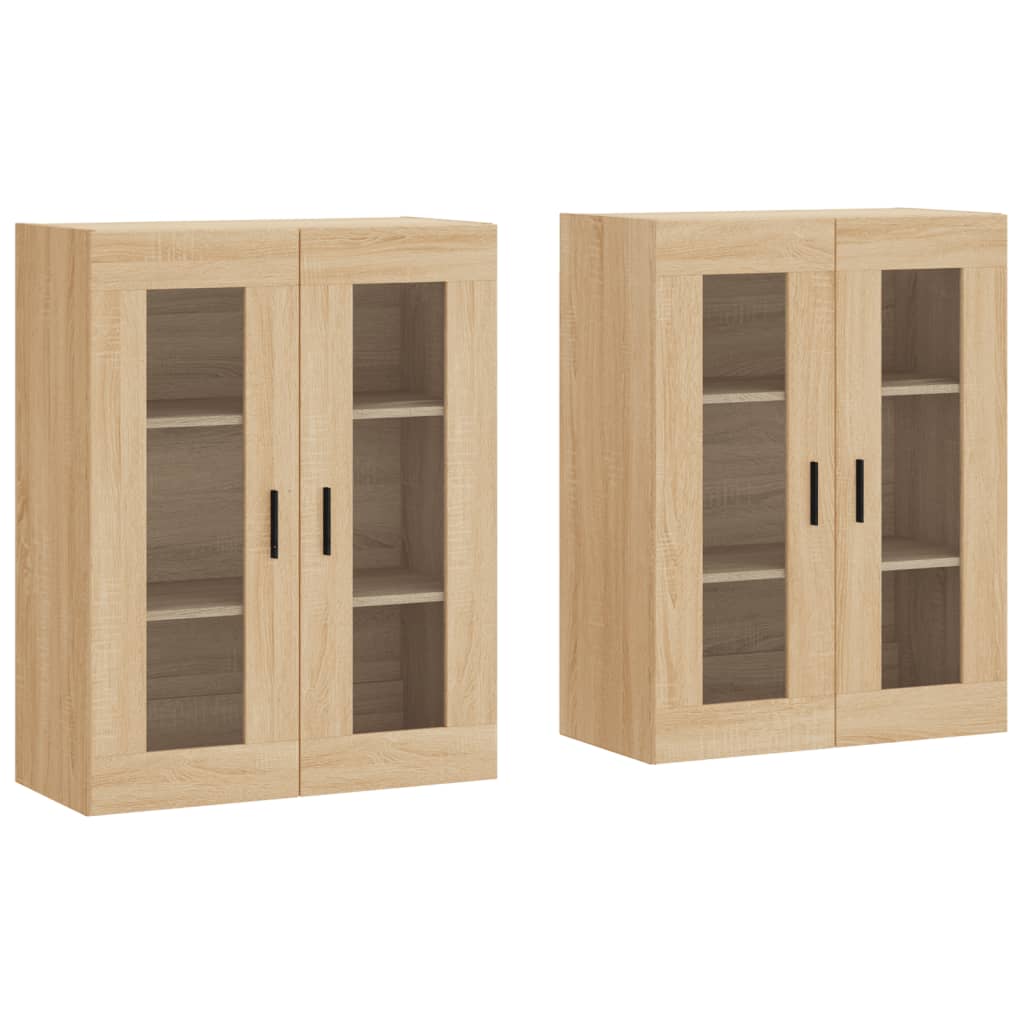 Armoires murales 2 pcs chêne sonoma bois d'ingénierie - XIOS