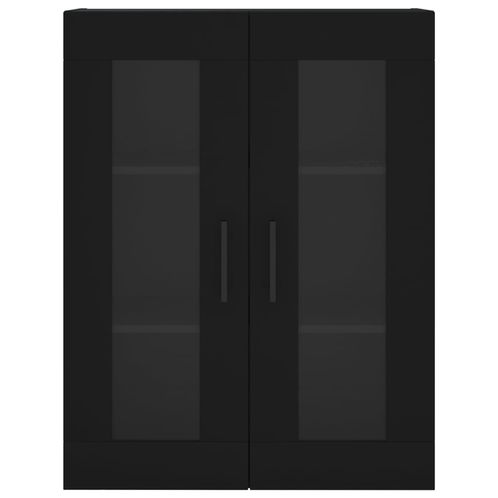 Armoires murales 2 pcs noir bois d'ingénierie - XIOS