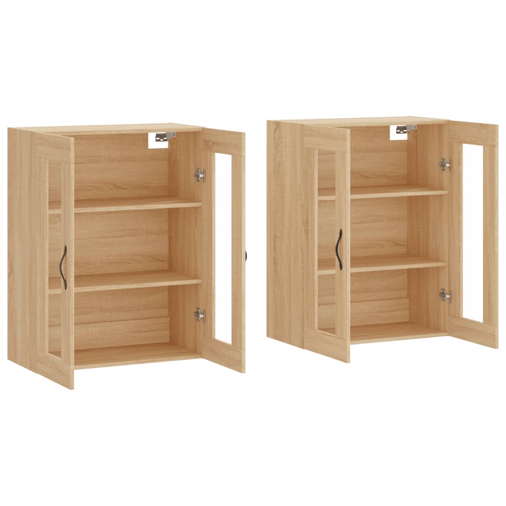 Armoires murales 2 pcs chêne sonoma bois d'ingénierie - XIOS