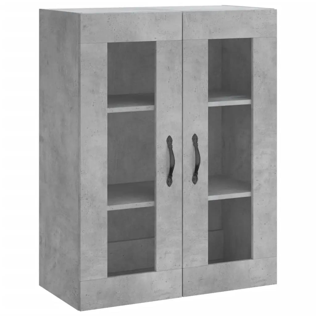 Armoires murales 2 pcs gris béton bois d’ingénierie - XIOS