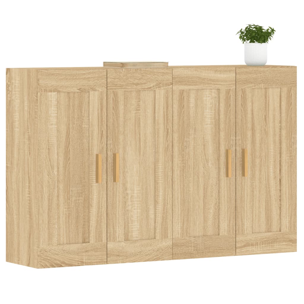 Armoires murales 2 pcs chêne sonoma bois d'ingénierie - XIOS