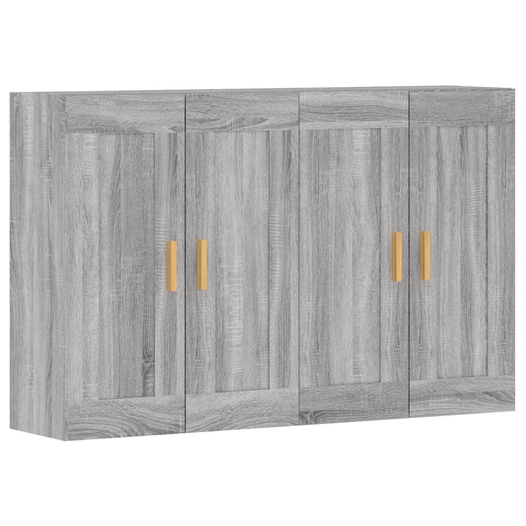 Armoires murales 2 pcs sonoma gris bois d'ingénierie - XIOS