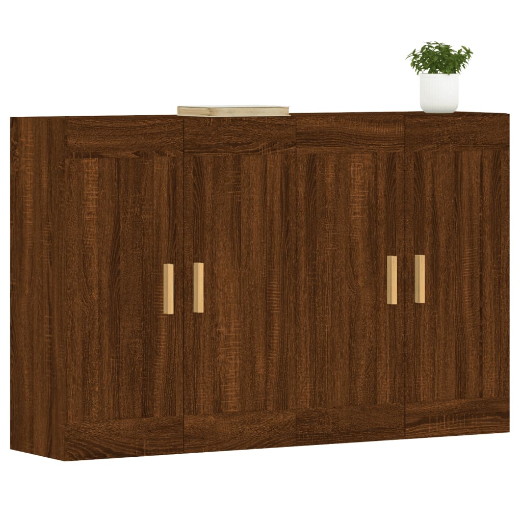 Armoires murales 2 pcs chêne marron bois d'ingénierie - XIOS