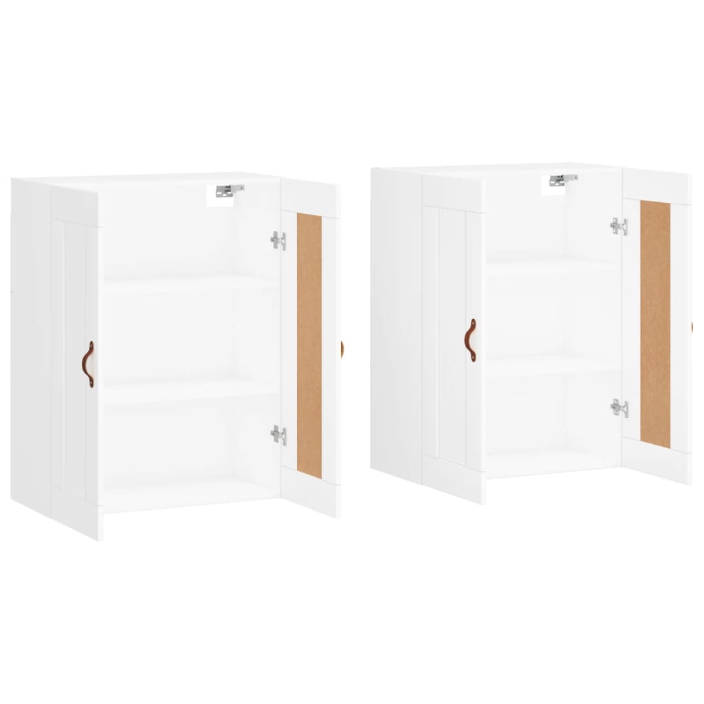 Armoires murales 2 pcs blanc bois d'ingénierie - XIOS