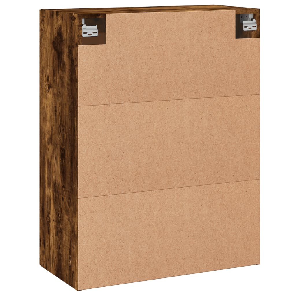 Armoires murales 2 pcs chêne fumé bois d'ingénierie - XIOS