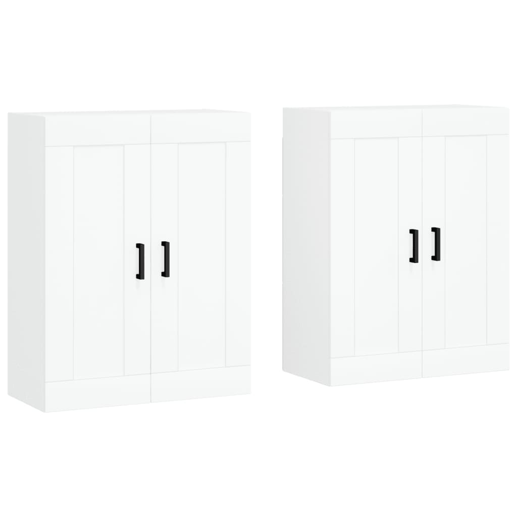 Armoires murales 2 pcs blanc bois d'ingénierie - XIOS