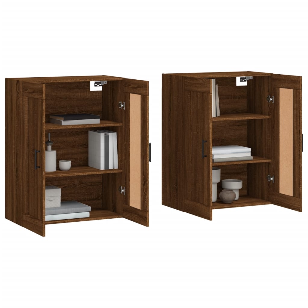 Armoires murales 2 pcs chêne marron bois d'ingénierie - XIOS