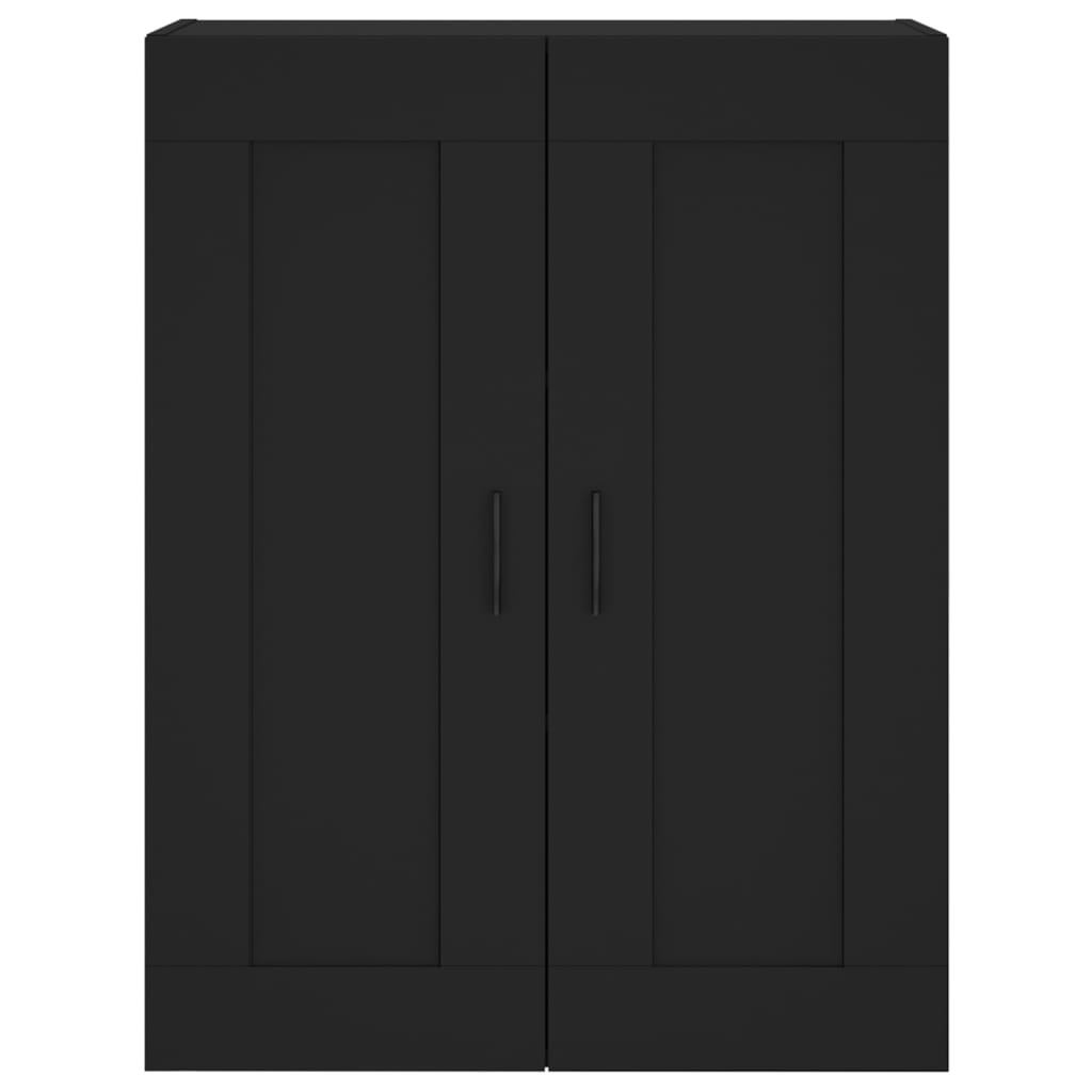 Armoires murales 2 pcs noir bois d'ingénierie - XIOS