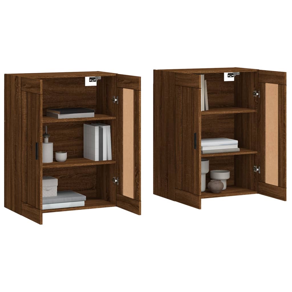 Armoires murales 2 pcs chêne marron bois d'ingénierie - XIOS