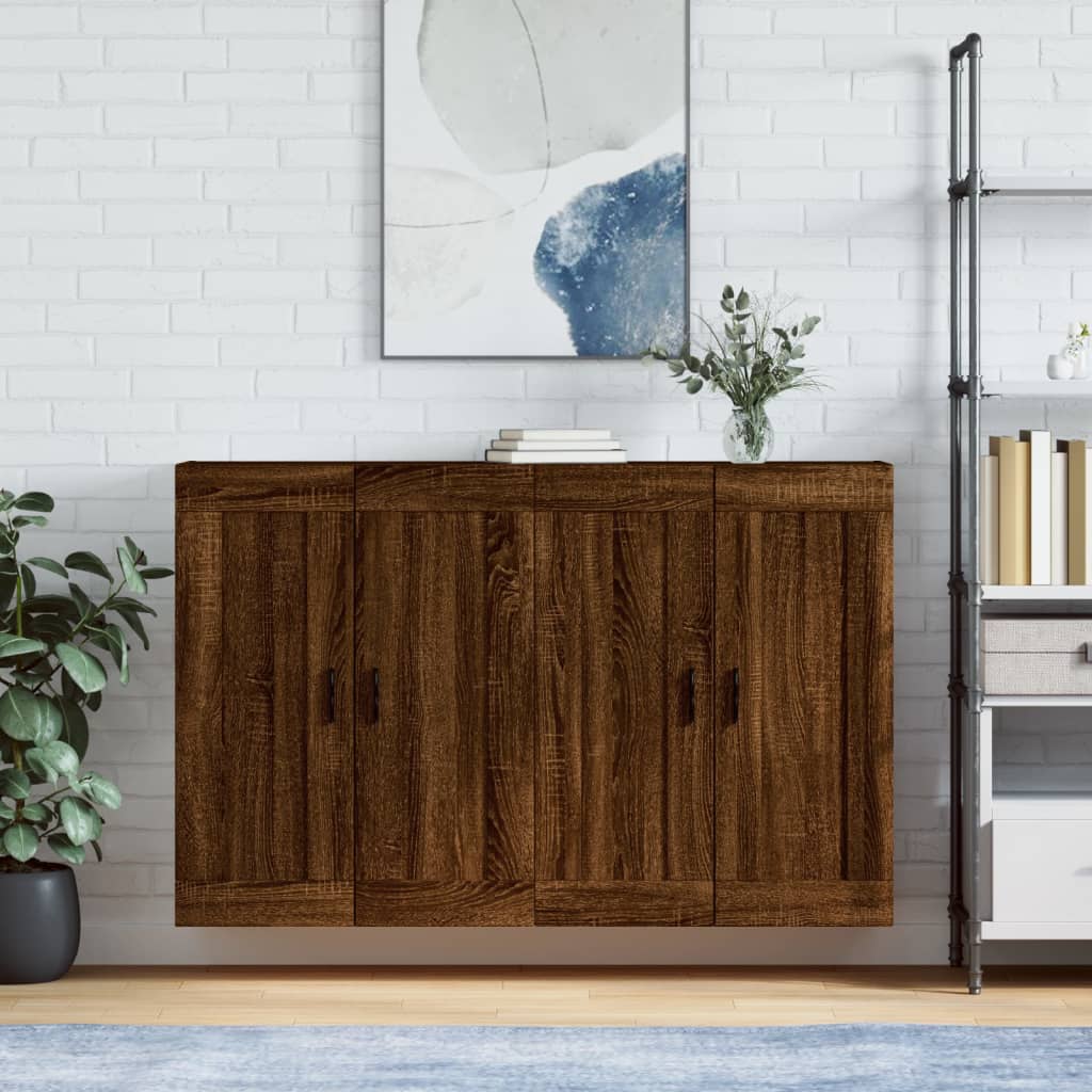Armoires murales 2 pcs chêne marron bois d'ingénierie - XIOS