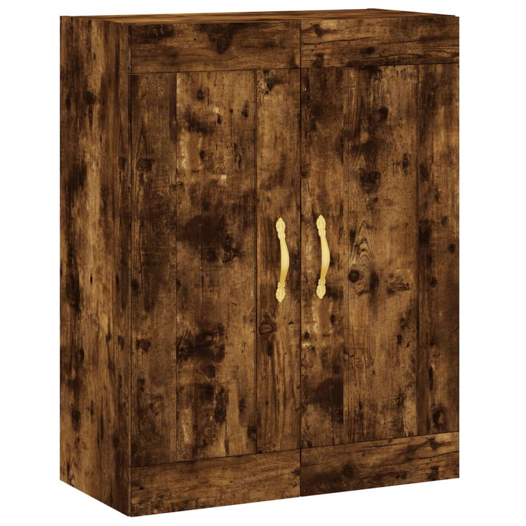 Armoires murales 2 pcs chêne fumé bois d'ingénierie - XIOS