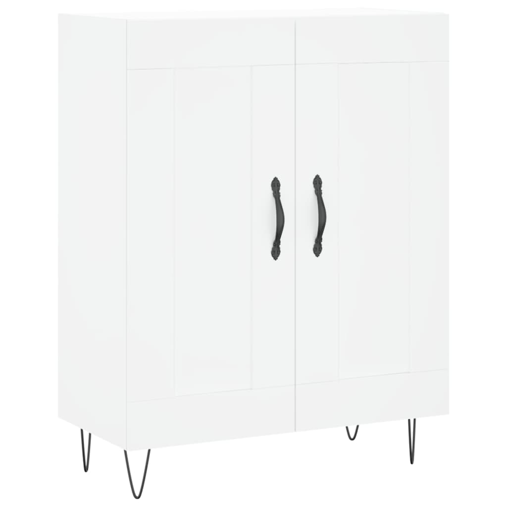 Buffet haut Blanc 69,5x34x180 cm Bois d'ingénierie - XIOS