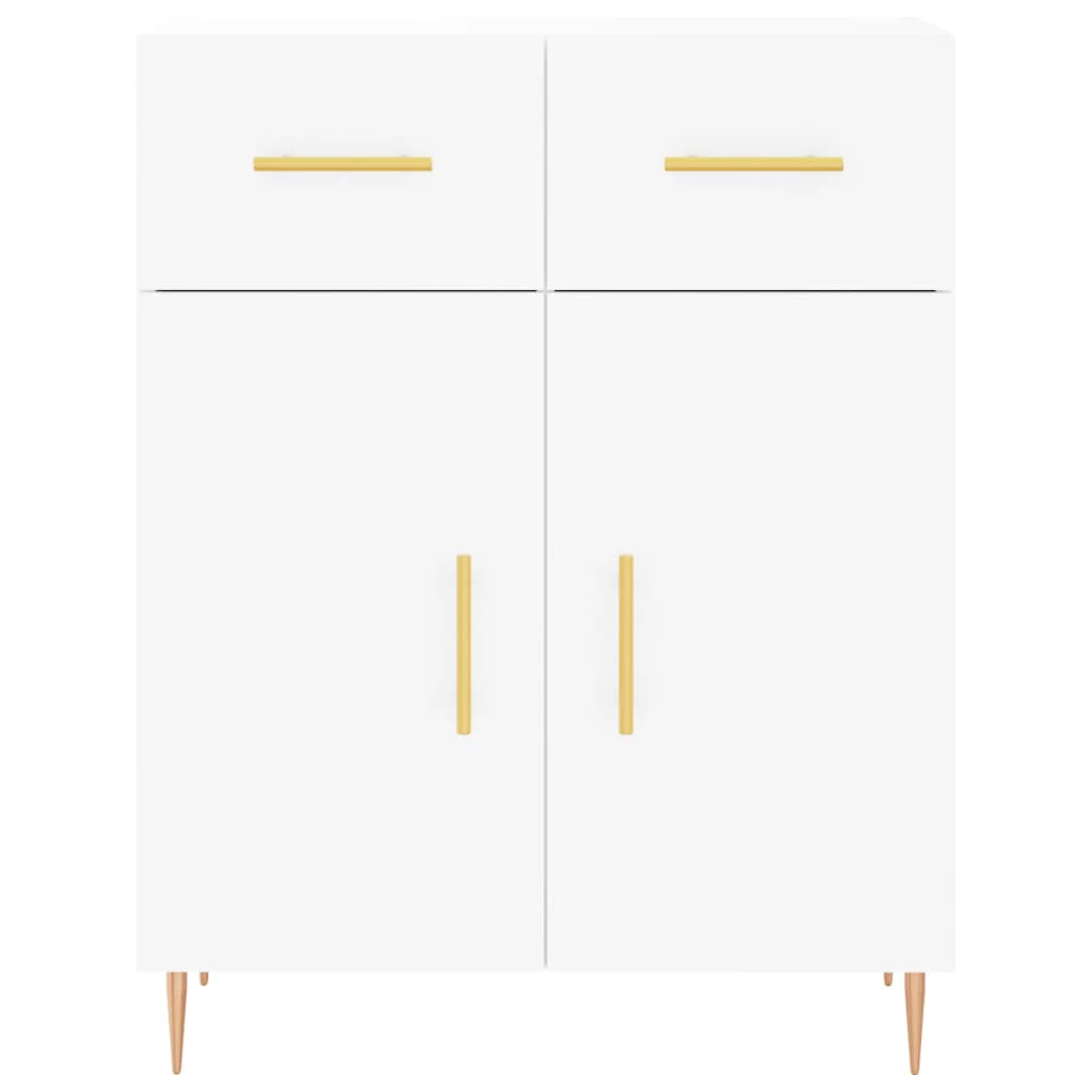 Buffet haut Blanc 69,5x34x180 cm Bois d'ingénierie - XIOS