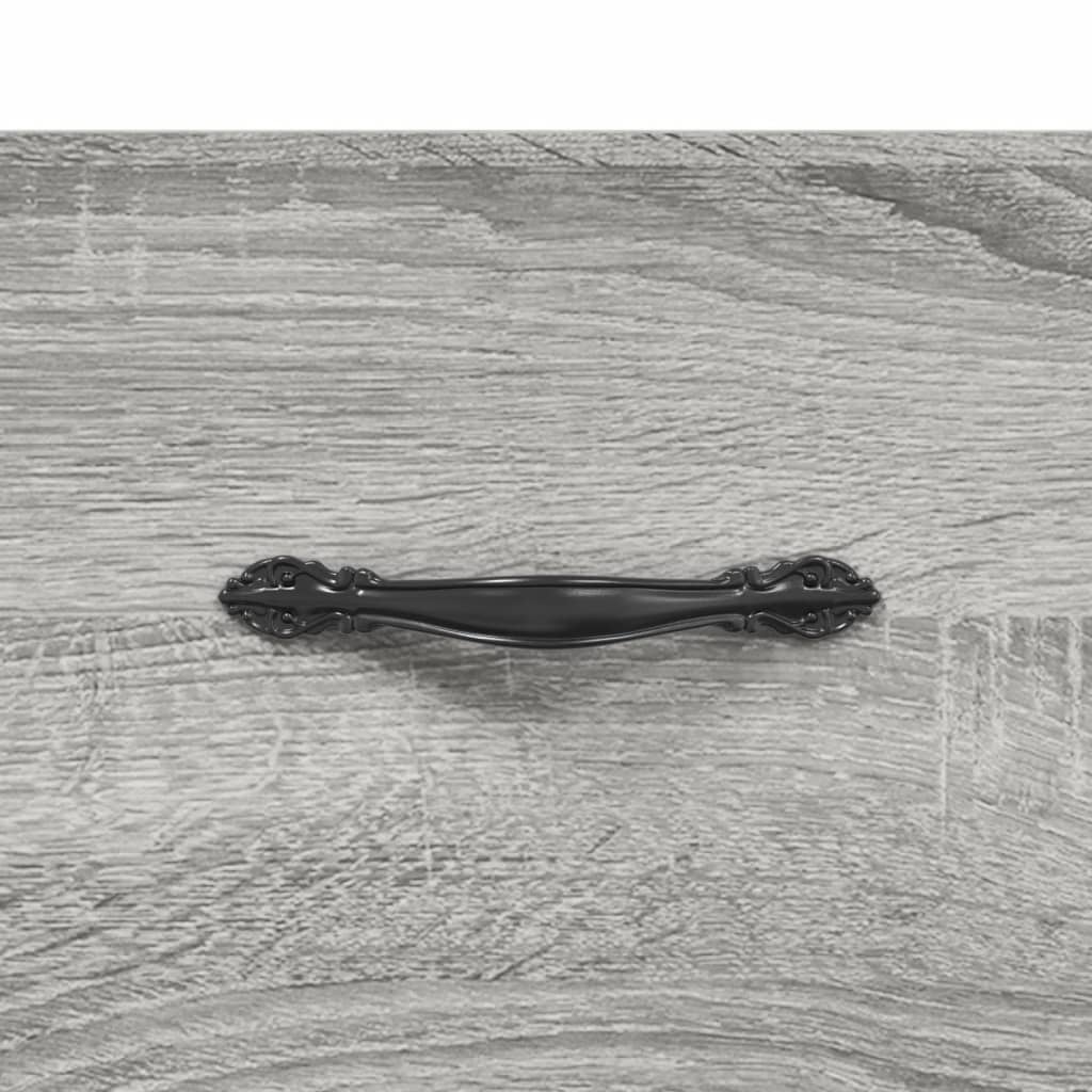 Buffet haut Sonoma gris 69,5x34x180 cm Bois d'ingénierie - XIOS