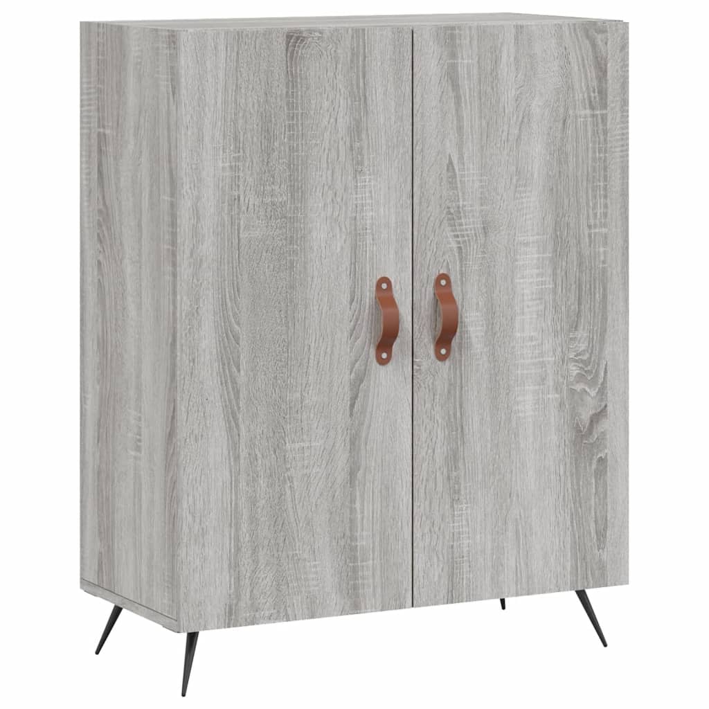 Buffet haut Sonoma gris 69,5x34x180 cm Bois d'ingénierie - XIOS