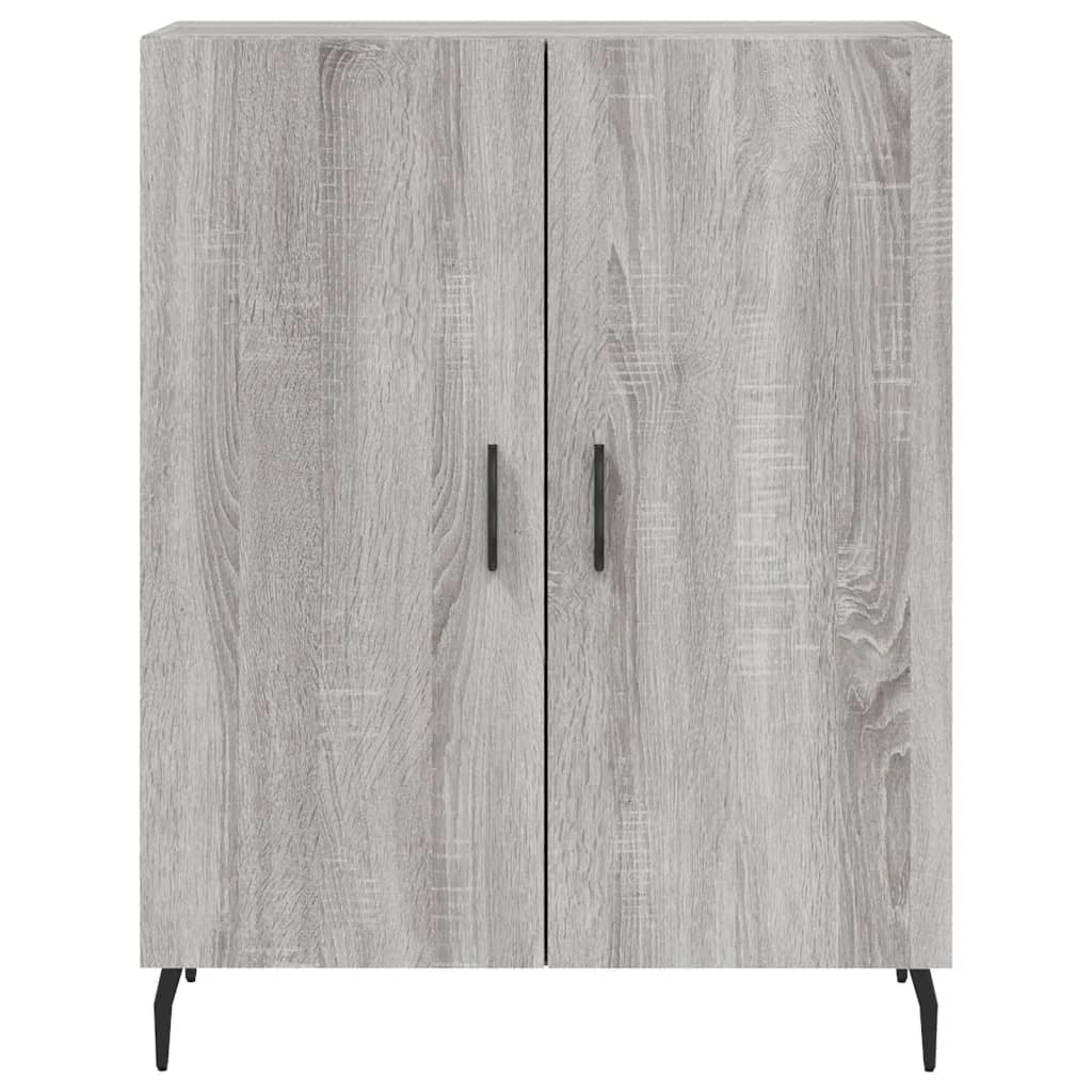 Buffet haut Sonoma gris 69,5x34x180 cm Bois d'ingénierie - XIOS