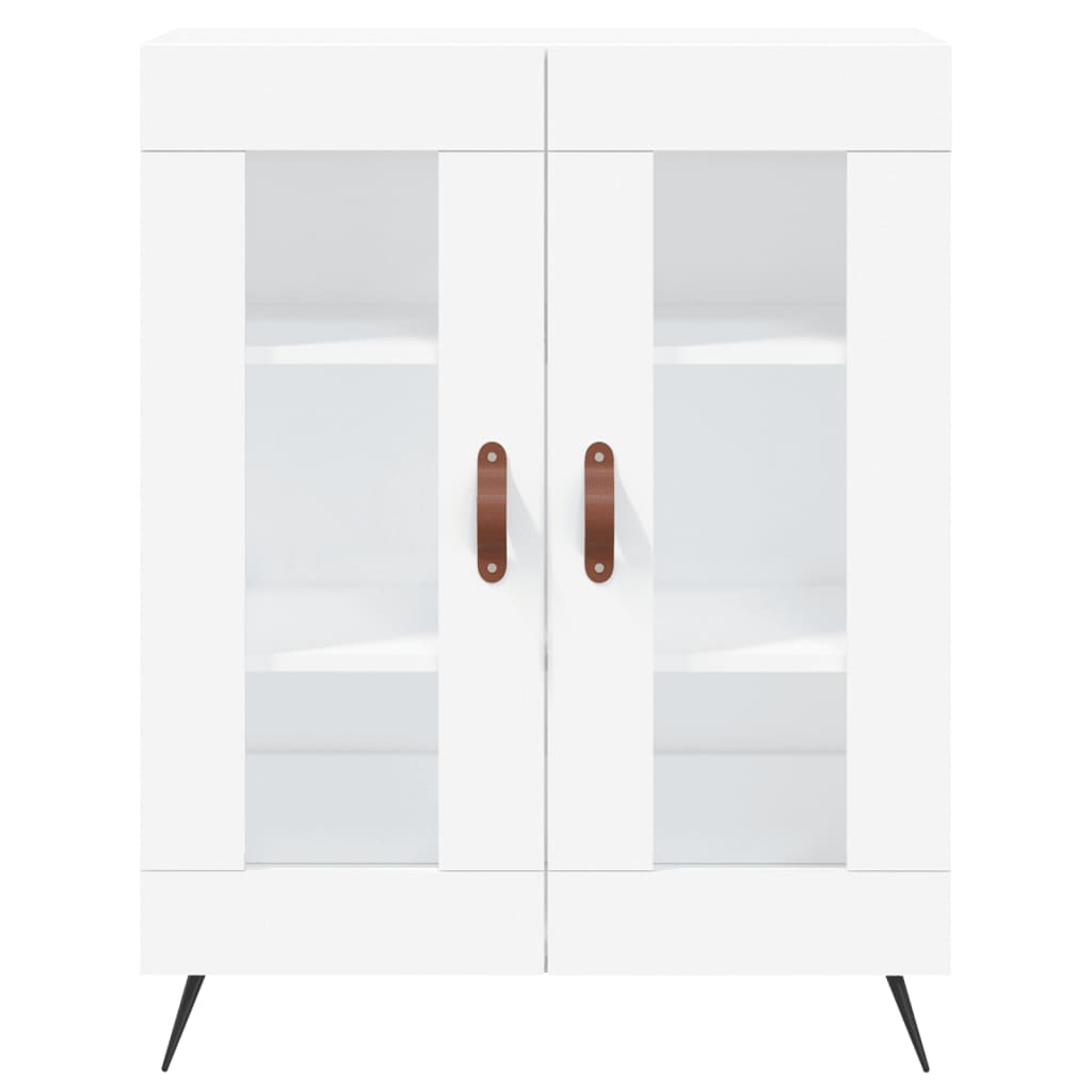 Buffet haut Blanc 69,5x34x180 cm Bois d'ingénierie - XIOS