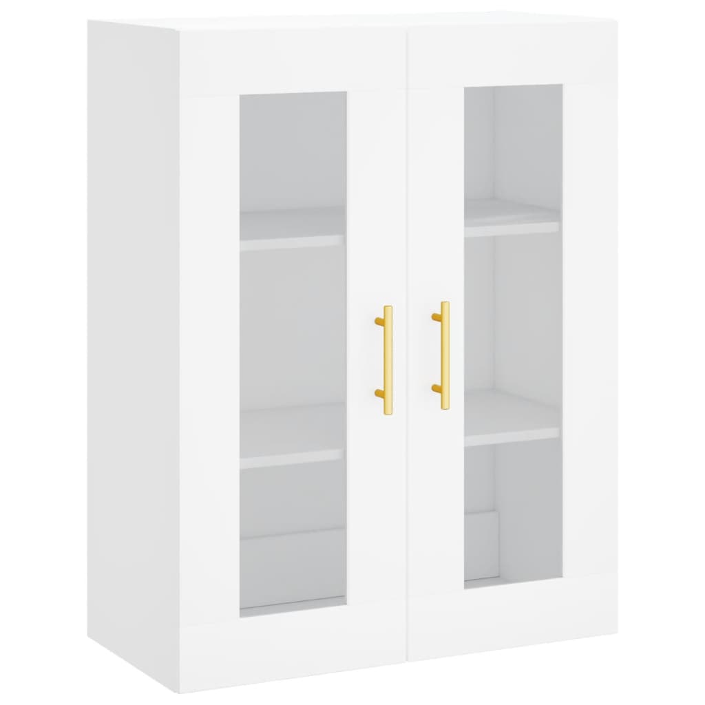 Buffet haut Blanc 69,5x34x180 cm Bois d'ingénierie - XIOS