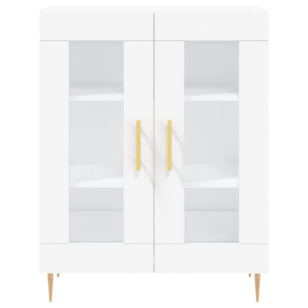 Buffet haut Blanc 69,5x34x180 cm Bois d'ingénierie - XIOS
