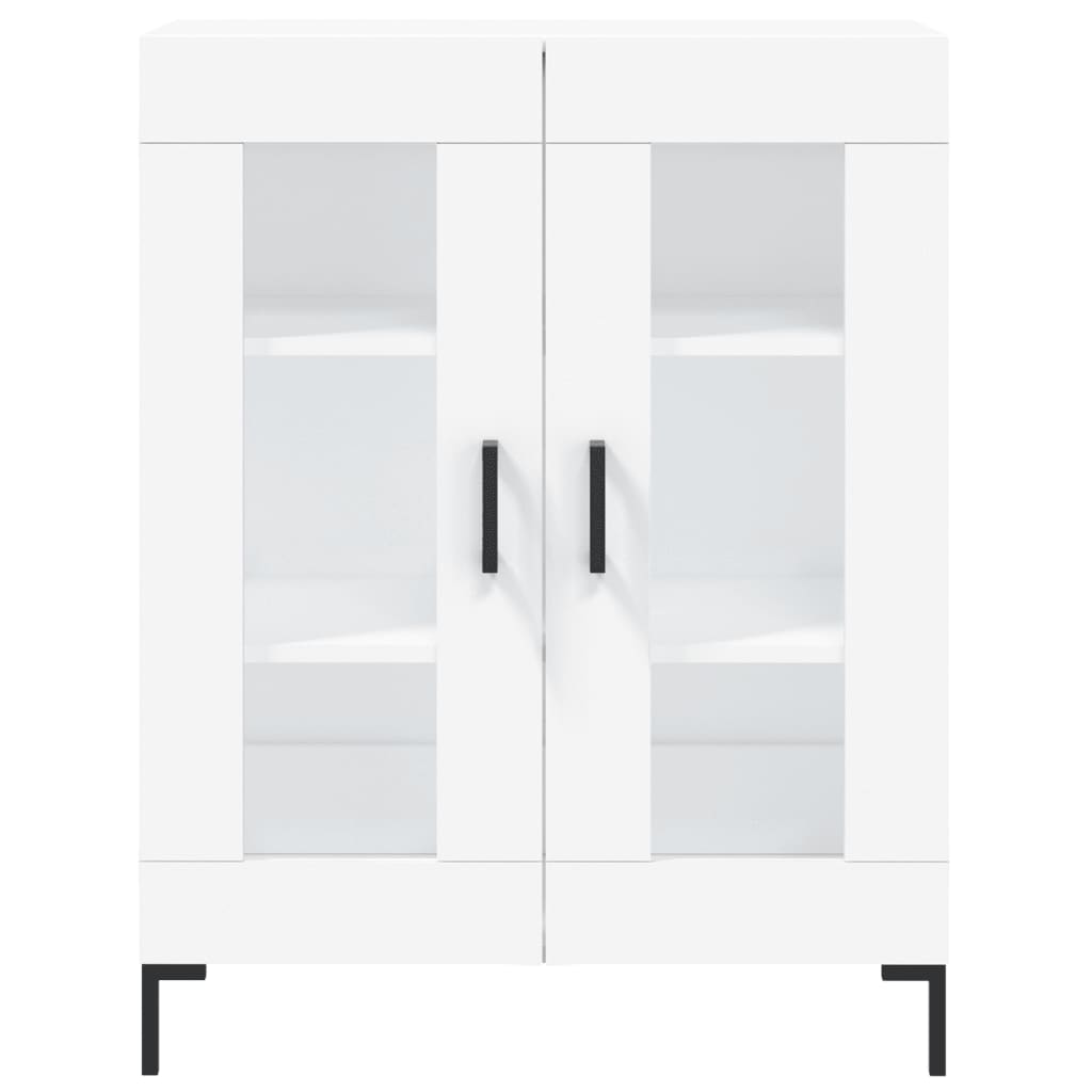 Buffet haut Blanc 69,5x34x180 cm Bois d'ingénierie - XIOS
