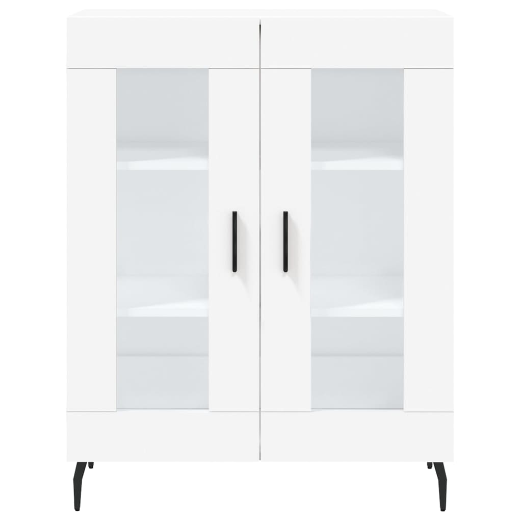 Buffet haut Blanc 69,5x34x180 cm Bois d'ingénierie - XIOS