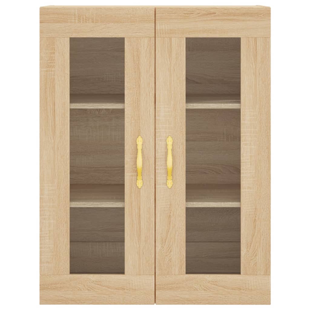 Buffet haut Chêne sonoma 69,5x34x180 cm Bois d'ingénierie - XIOS