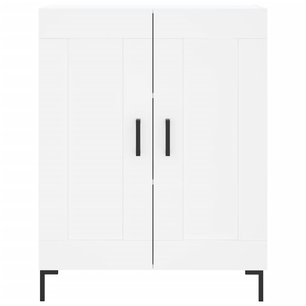Buffet haut Blanc 69,5x34x180 cm Bois d'ingénierie - XIOS