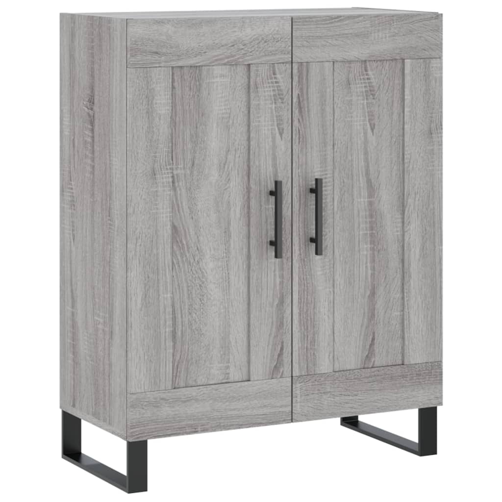 Buffet haut Sonoma gris 69,5x34x180 cm Bois d'ingénierie - XIOS