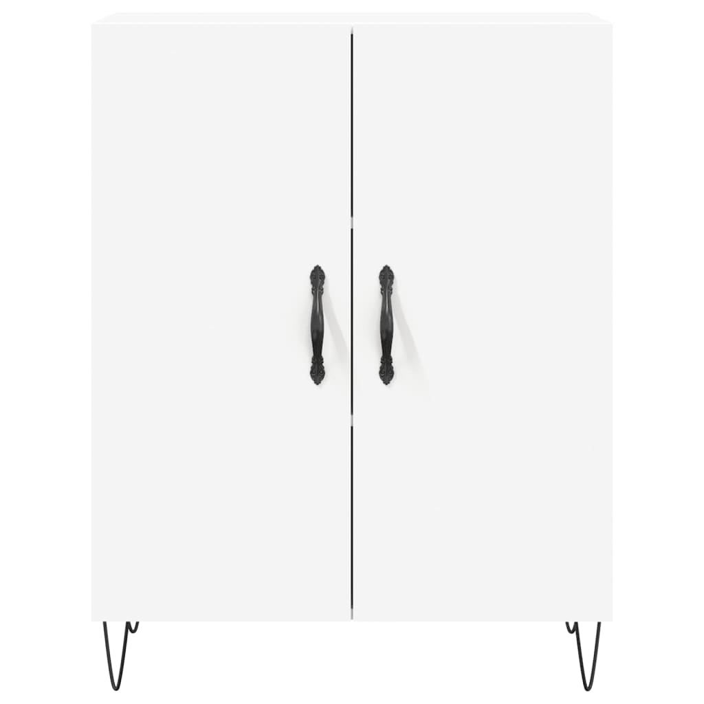 Buffet haut Blanc 69,5x34x180 cm Bois d'ingénierie - XIOS