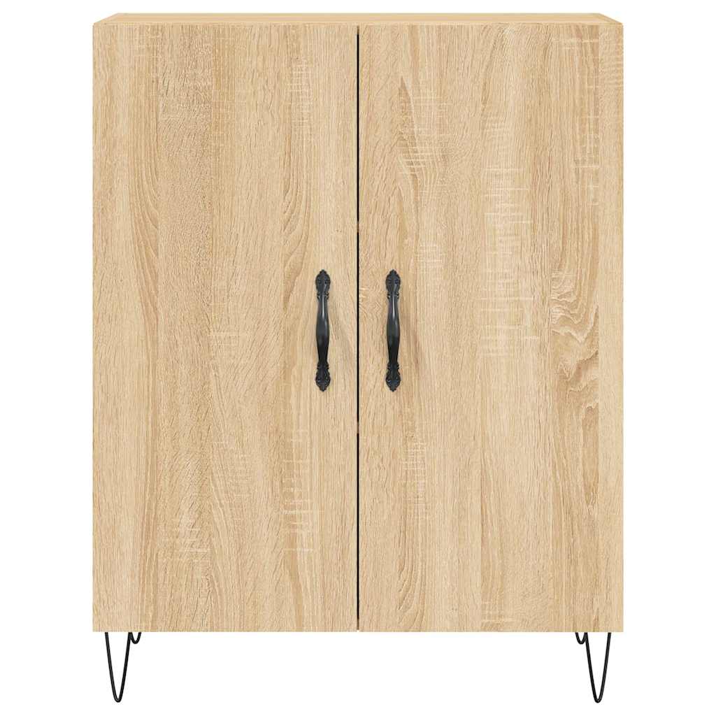 Buffet haut Chêne sonoma 69,5x34x180 cm Bois d'ingénierie - XIOS