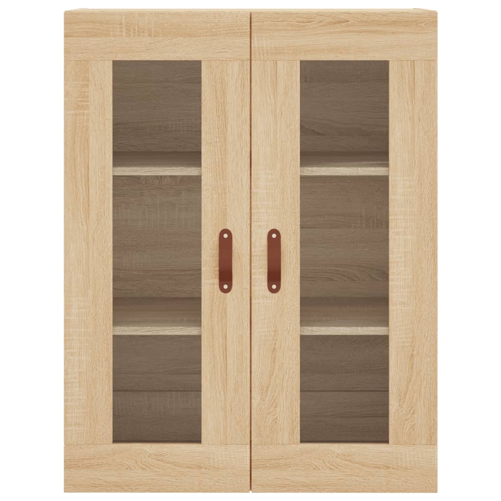 Buffet haut Chêne sonoma 69,5x34x180 cm Bois d'ingénierie - XIOS