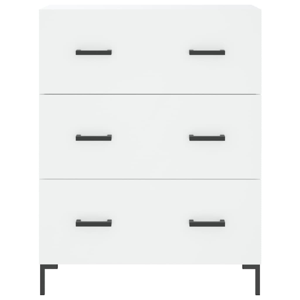 Buffet haut Blanc 69,5x34x180 cm Bois d'ingénierie - XIOS