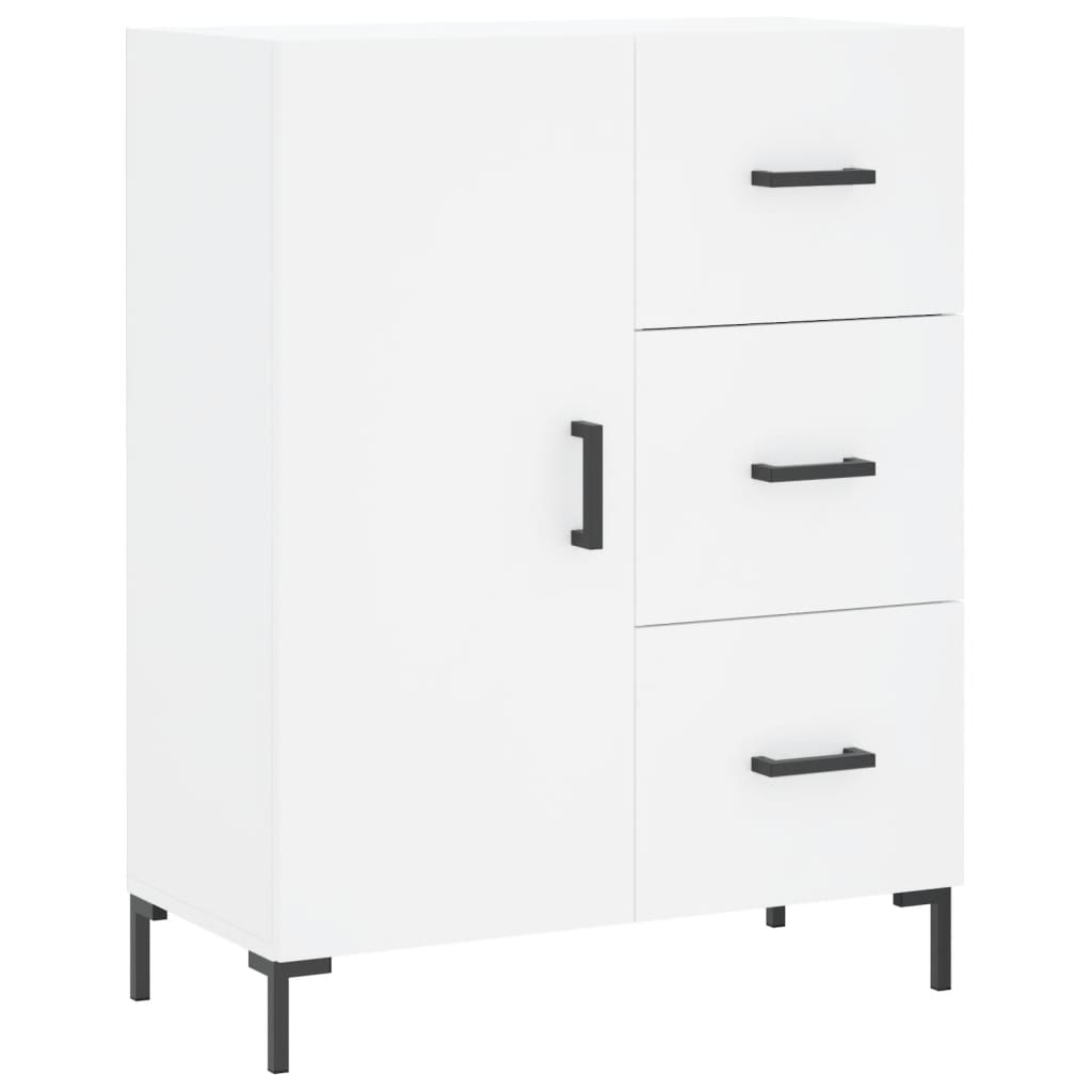 Buffet haut Blanc 69,5x34x180 cm Bois d'ingénierie - XIOS