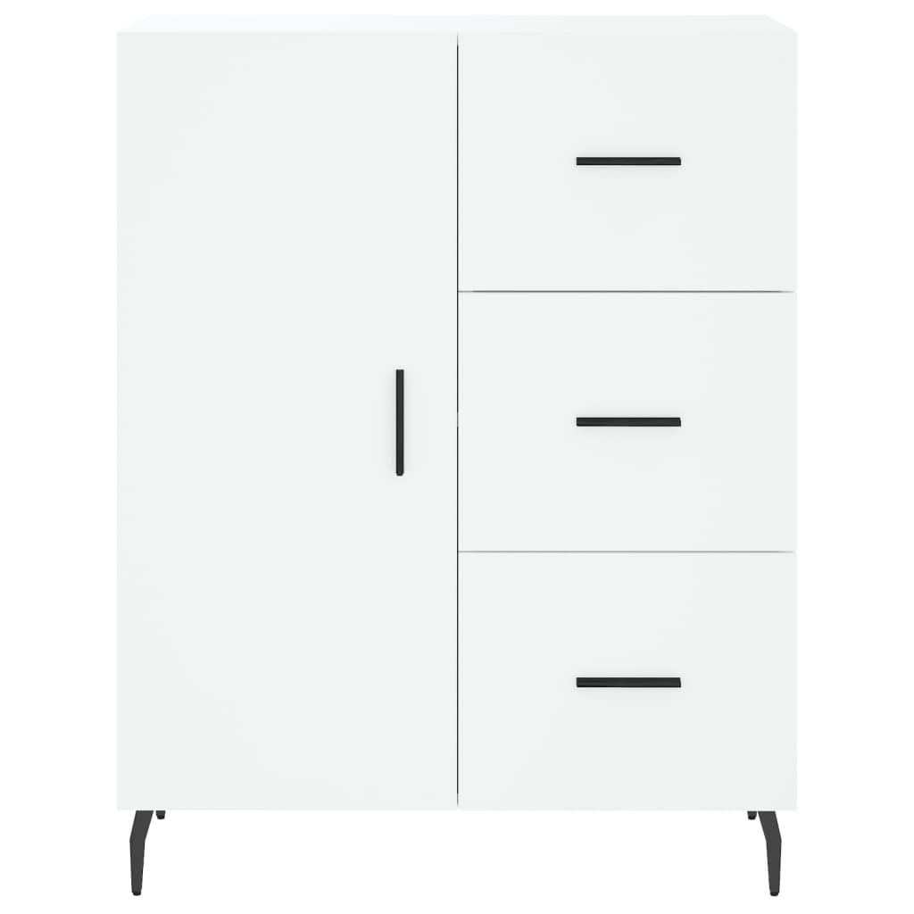 Buffet haut Blanc 69,5x34x180 cm Bois d'ingénierie Buffets & bahuts vidaXL   