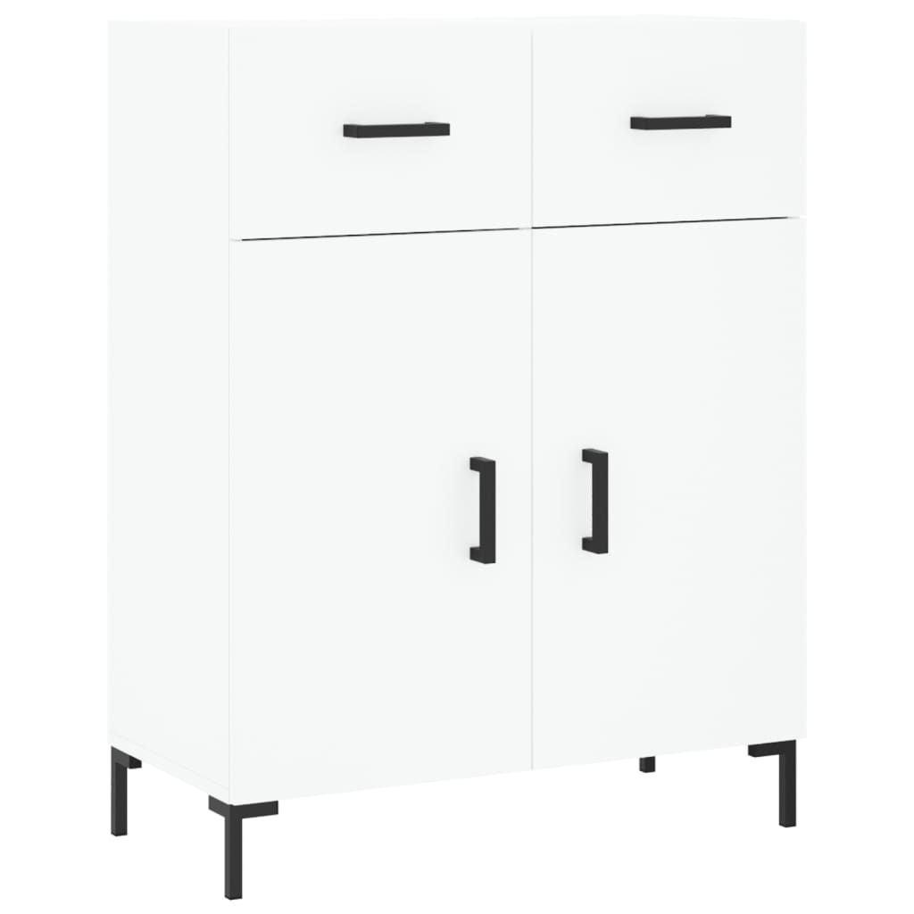 Buffet haut Blanc 69,5x34x180 cm Bois d'ingénierie - XIOS