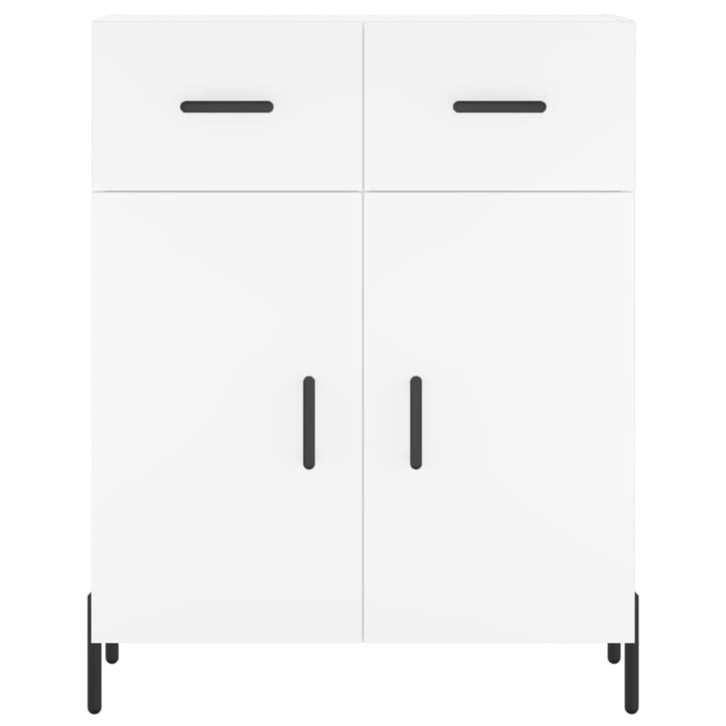 Buffet haut Blanc 69,5x34x180 cm Bois d'ingénierie - XIOS