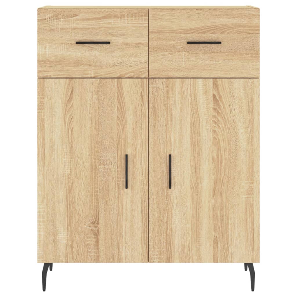 Buffet haut Chêne sonoma 69,5x34x180 cm Bois d'ingénierie - XIOS