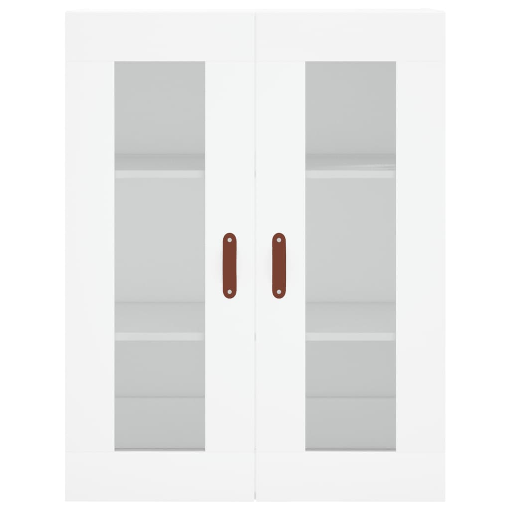 Buffet haut Blanc 69,5x34x180 cm Bois d'ingénierie - XIOS