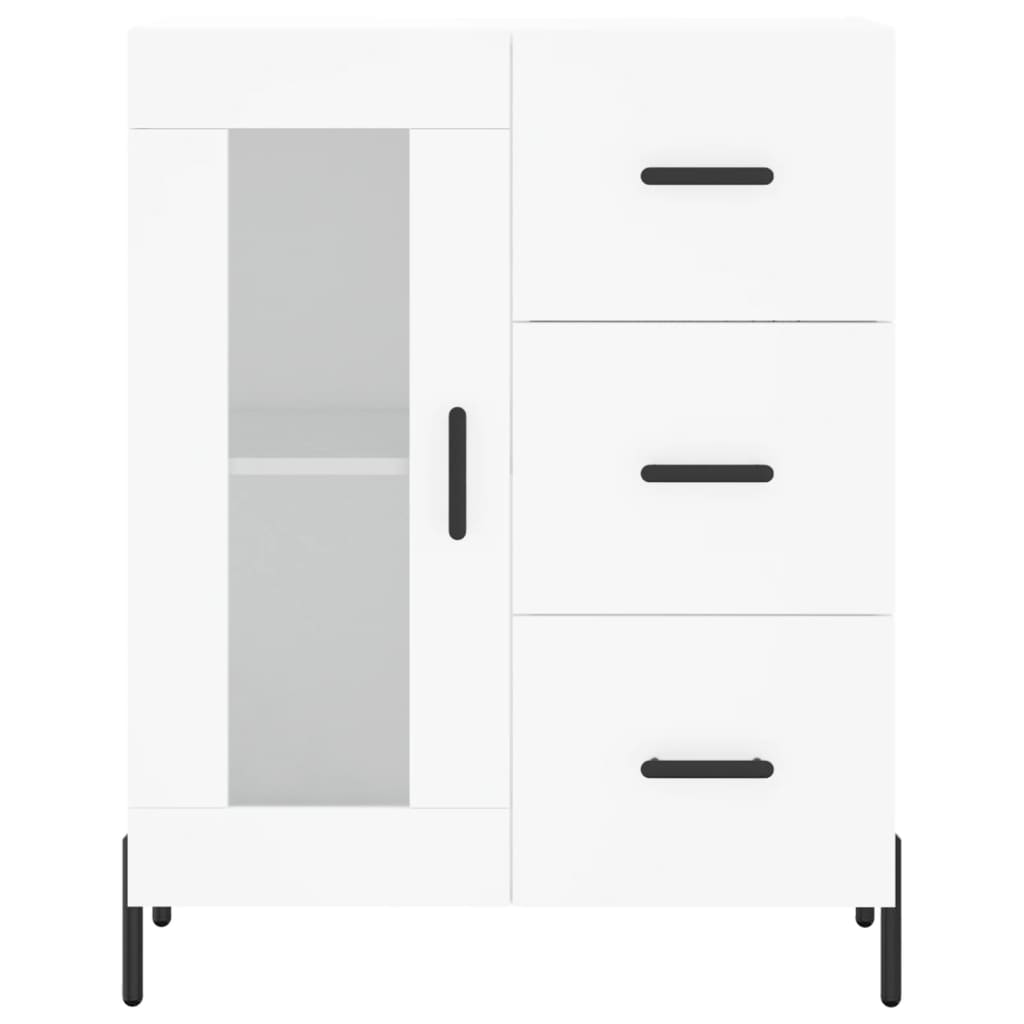 Buffet haut Blanc 69,5x34x180 cm Bois d'ingénierie - XIOS